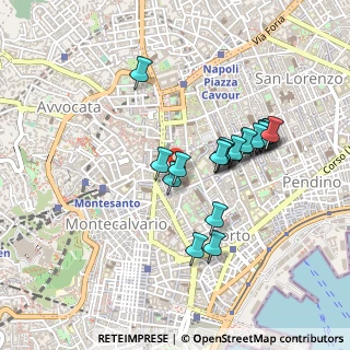 Mappa Via Cisterna dell'Olio, 80134 Napoli NA, Italia (0.421)