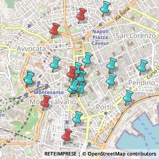 Mappa Via Cisterna dell'Olio, 80134 Napoli NA, Italia (0.534)