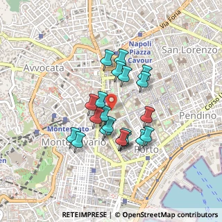 Mappa Via Cisterna dell'Olio, 80134 Napoli NA, Italia (0.3745)