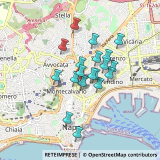 Mappa Via Cisterna dell'Olio, 80134 Napoli NA, Italia (0.744)