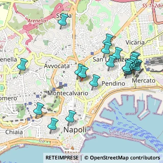 Mappa Via Cisterna dell'Olio, 80134 Napoli NA, Italia (1.168)