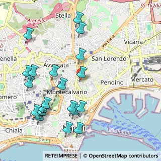 Mappa Via Cisterna dell'Olio, 80134 Napoli NA, Italia (1.3005)