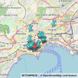 Mappa Via Cisterna dell'Olio, 80134 Napoli NA, Italia (1.28737)