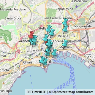 Mappa Via Cisterna dell'Olio, 80134 Napoli NA, Italia (1.28368)