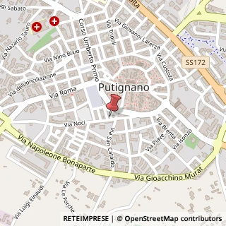 Mappa Via Noci, 40, 70017 Putignano BA, Italia, 70017 Putignano, Bari (Puglia)