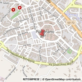 Mappa Via Estramurale a Mezzogiorno, 164, 70017 Putignano, Bari (Puglia)