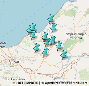 Mappa Via Nazionale, 07030 Bulzi SS, Italia (9.69538)