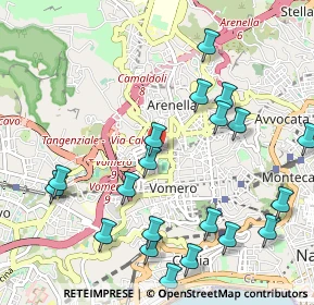 Mappa Via Luigi Caldieri, 80127 Napoli NA, Italia (1.2945)