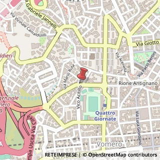 Mappa Via Bruno Falcomata, 8, 80128 Napoli, Napoli (Campania)