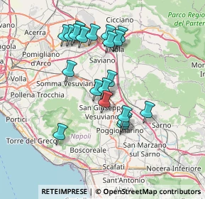 Mappa Via Matteo Parisi, 80044 Ottaviano NA, Italia (7.0095)