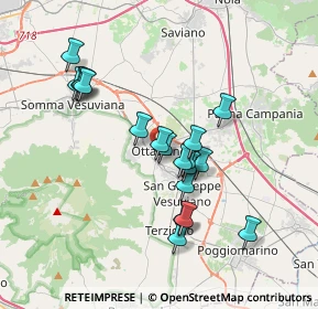 Mappa 80044 Ottaviano NA, Italia (3.45842)