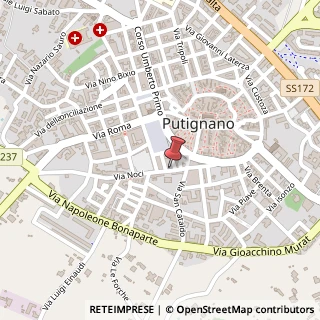 Mappa Via Noci, 48, 70017 Putignano, Bari (Puglia)