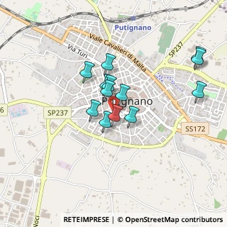 Mappa Via Giacomo Matteotti, 70017 Putignano BA, Italia (0.38538)