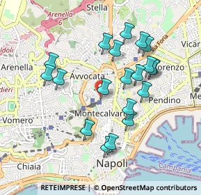 Mappa Vico Spezzano, 80135 Napoli NA, Italia (0.946)