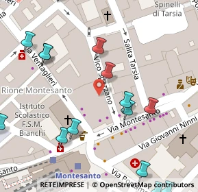 Mappa Vico Spezzano, 80135 Napoli NA, Italia (0.111)