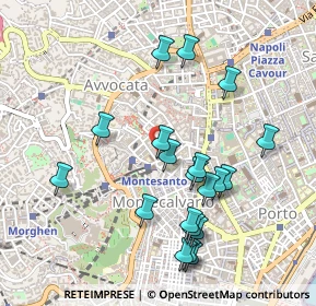 Mappa Vico Spezzano, 80135 Napoli NA, Italia (0.5335)