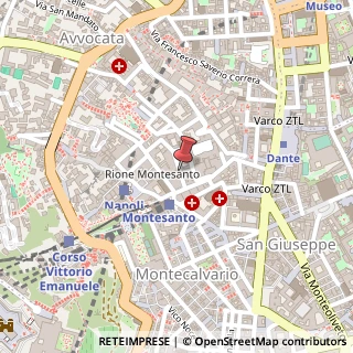 Mappa Vico Spezzano, 13, 80135 Napoli, Napoli (Campania)