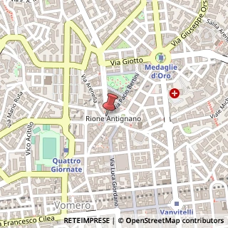 Mappa Via Giuseppe Recco, 23, 80128 Napoli, Napoli (Campania)