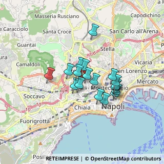 Mappa P.za degli Artisti, 80129 Napoli NA, Italia (1.32167)