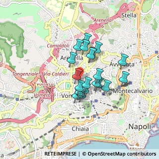 Mappa P.za degli Artisti, 80129 Napoli NA, Italia (0.6595)