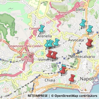 Mappa P.za degli Artisti, 80129 Napoli NA, Italia (1.05143)