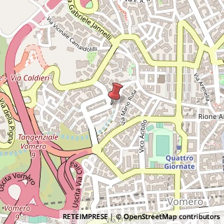 Mappa Via Adolfo Omodeo, 45, 80128 Napoli, Napoli (Campania)