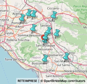 Mappa Via Vecchia Sarno, 80044 Ottaviano NA, Italia (6.79364)