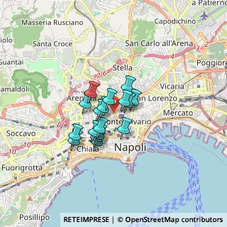 Mappa Via Cupa Vecchia, 80129 Napoli NA, Italia (1.14647)