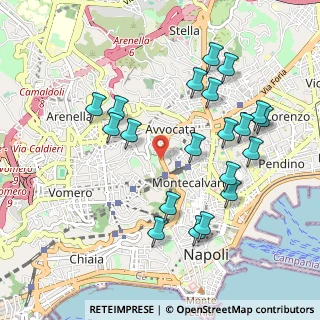 Mappa Via Cupa Vecchia, 80129 Napoli NA, Italia (1.091)