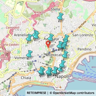 Mappa Via Cupa Vecchia, 80129 Napoli NA, Italia (1.025)