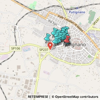 Mappa Via Sant'Antonio, 70017 Putignano BA, Italia (0.3055)