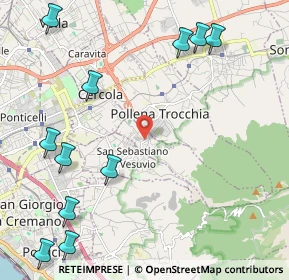 Mappa Piazza Autonomia, 80040 Massa di Somma NA, Italia (3.13364)