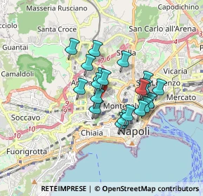 Mappa Via Michelangelo F. P., 80129 Napoli NA, Italia (1.3485)