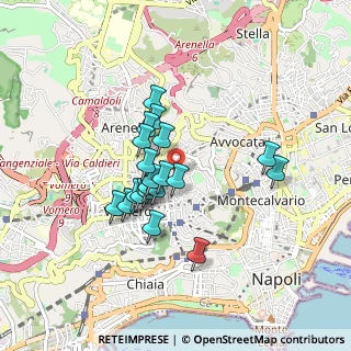 Mappa Via Michelangelo F. P., 80129 Napoli NA, Italia (0.718)
