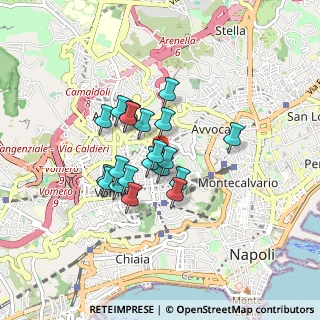 Mappa Via Michelangelo F. P., 80129 Napoli NA, Italia (0.6645)