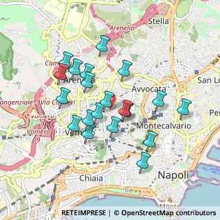 Mappa Via Michelangelo F. P., 80129 Napoli NA, Italia (0.8655)