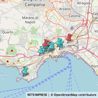 Mappa Via Michelangelo F. P., 80129 Napoli NA, Italia (2.55545)