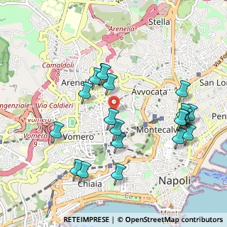 Mappa 80129 Napoli NA, Italia (1.1105)