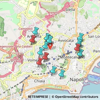 Mappa 80129 Napoli NA, Italia (0.8845)
