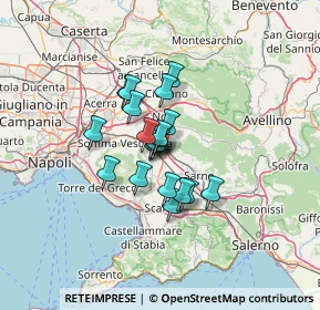 Mappa Via Luigi Settembrini, 80044 Ottaviano NA, Italia (8.7705)
