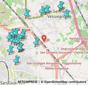 Mappa Via Luigi Settembrini, 80044 Ottaviano NA, Italia (1.394)