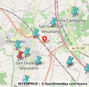 Mappa Via Luigi Settembrini, 80044 Ottaviano NA, Italia (2.89455)