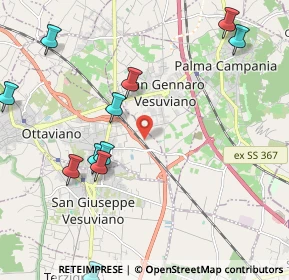 Mappa Via Luigi Settembrini, 80044 Ottaviano NA, Italia (2.90833)