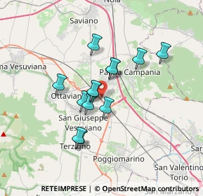Mappa Via Luigi Settembrini, 80044 Ottaviano NA, Italia (2.84615)