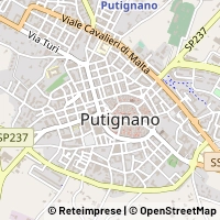 Mapa Putignano