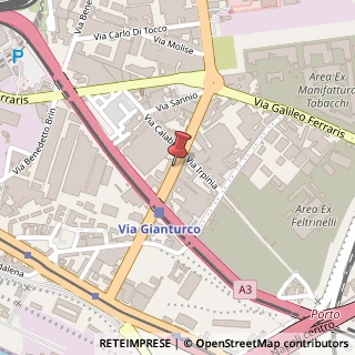 Mappa Via Emanuele Gianturco,  66, 80146 Napoli, Napoli (Campania)