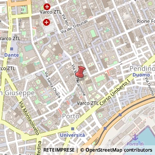 Mappa Via mezzocannone 65, 80134 Napoli, Napoli (Campania)