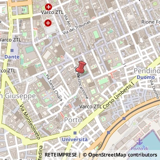 Mappa Via Mezzocannone,  97, 80134 Napoli, Napoli (Campania)