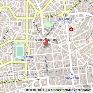 Mappa Via Luca Giordano, 164, 80127 Napoli, Napoli (Campania)
