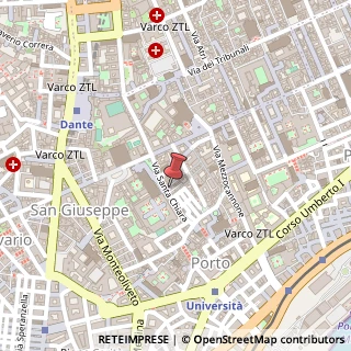 Mappa Via Santa Chiara, 15, 80134 Napoli, Napoli (Campania)